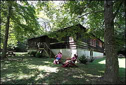 park-like setting of Cardinal House